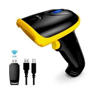 HooToo Barcode Scanner, 2.4Ghz Wireless and Wired Barcode Scanner